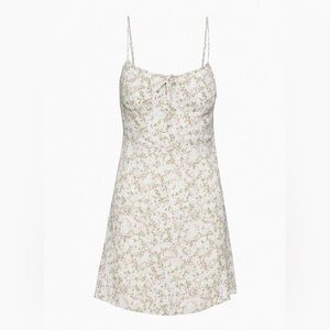 Aritzia Wilfred floral bellow mini dress